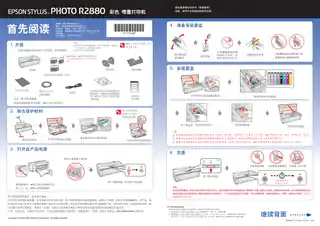 EPSON爱普生STYLUS PHOTO R2880 首先阅读